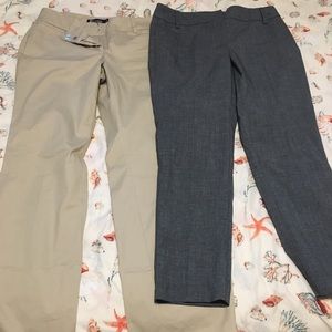 2 pairs NY&C work pants